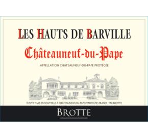 Brotte - Les Hauts de Barville Chateauneuf-du-Pape label