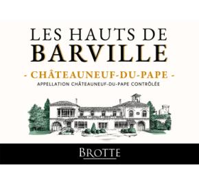 Brotte - Les Hauts de Barville Chateauneuf-du-Pape label