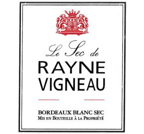 Le Sec de Rayne Vigneau label