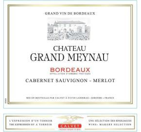 Calvet - Chateau Grand Meynau label