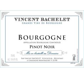 Domaine Vincent Bachelet - Bourgogne Pinot Noir label