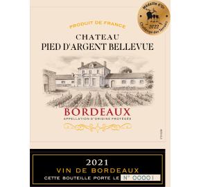 Chateau Pied d'Argent Bellevue label