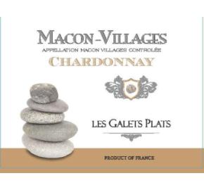 Les Galets Plats - Chardonnay label