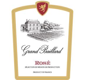 Grand Baillard - Rose label