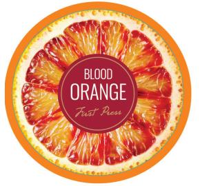Blood Orange First Press label