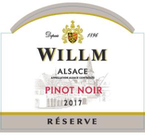 Willm - Pinot Noir Reserve label