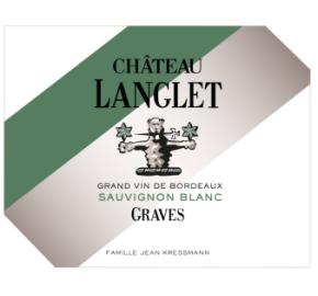 Chateau Langlet Blanc label