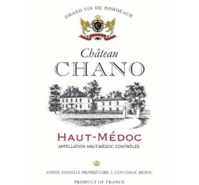 Chateau Chano label