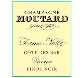 Champagne Moutard - Rose Dame Nesle label