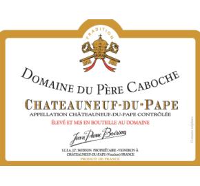 Domaine du Pere Caboche - Chateauneuf du Pape Blanc label