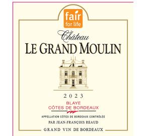 Chateau Le Grand Moulin - Collection Grande Reserve label