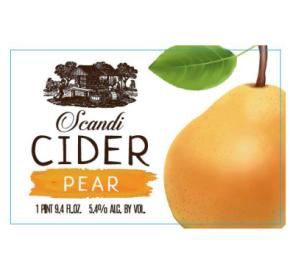 Scandi Pear - Cider label