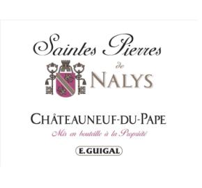 Saintes Pierres de Nalys - Chateauneuf Du Pape Rouge label