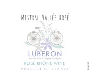 Mistral Vallee - Rose label