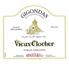 Arnoux & Fils - Vieux Clocher - Nobles Terrasses - Gigondas label