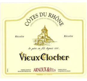 Vieux Clocher - Cotes du Rhone label