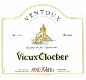 Arnoux & Fils - Vieux Clocher - Ventoux label