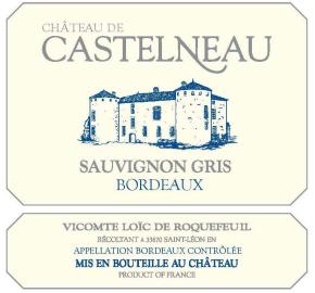 Chateau De Castelneau - Sauvignon Gris label