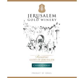 Gates of Jerusalem - Chardonnay label
