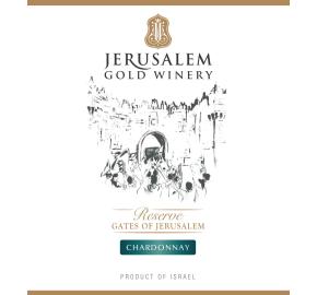 Gates of Jerusalem - Chardonnay label