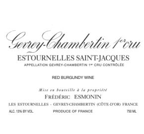 Estournelles Saint-Jacques - Gevrey Chambertin 1er Crus label