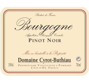 Domaine Cyrot-Buthiau - Pinot Noir label