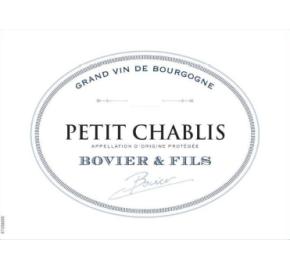 Bovier et Fils - Petit Chablis label