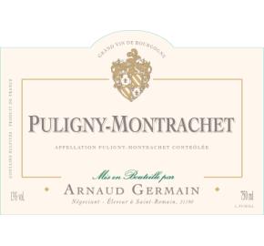 Domaine Arnaud Germain - Puligny Montrachet label