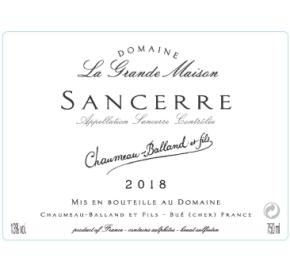 Domaine La Grande Maison- Sancerre Blanc label