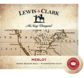 Lewis and Clark - Merlot label