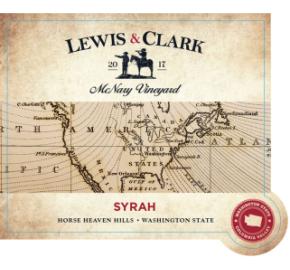 Lewis and Clark - Syrah label