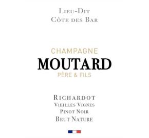 Champagne Moutard - Richardot Brut Nature - Pinot Noir label
