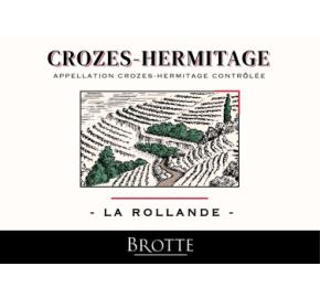 Brotte - La Rollande Crozes Hermitage label