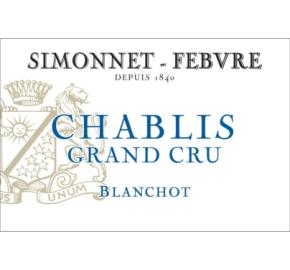 Simonnet-Febvre - Chablis Grand Cru - Blanchot label