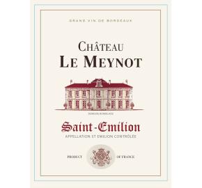 Chateau le Meynot label