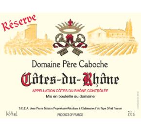 Domaine Pere Caboche - Cotes-du-Rhone - Reserve - Red label