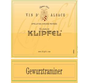 Alsace - Klipfel - Gewurztraminer label