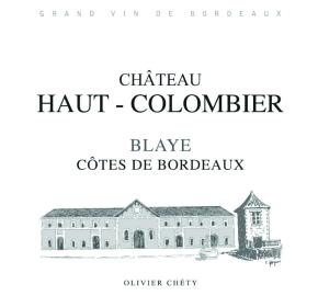 Chateau Haut Colombier-Blanc label