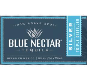 Blue Nectar - Silver Tequila label