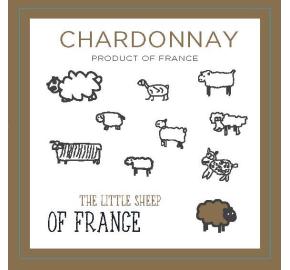 The Little Sheep of France - Chardonnay label
