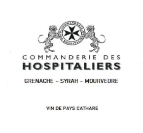 Commanderie des Hospitaliers - Grenache - Syrah - Mourvedre label