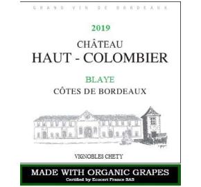 Chateau Haut Colombier-Blanc label