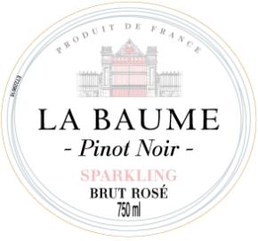 La Baume - Pinot Noir Brut Rose label