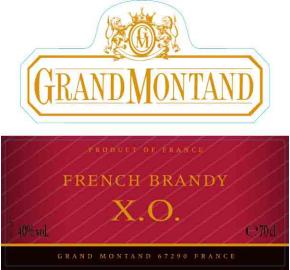Grand Montand - French Brandy XO label
