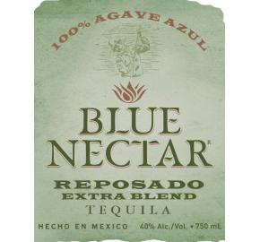 Blue Nectar - Reposado Extra Blend Tequila label