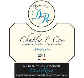 Domaine Denis Race - Chablis 1er Cru Montmains label