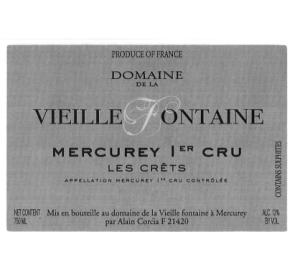 Domaine de la Vieille Fontaine - Mercurey 1er Cru Blanc label