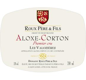 Famille Roux - Aloxe-Corton - 1er Cru Les Valozieres label