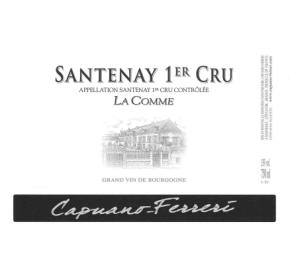 Domaine Capuano-Ferreri - Santenay 1er Cru La Comme label