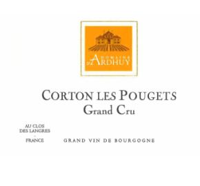 Domaine D'adhuy Corton Pougets Grand Cru label